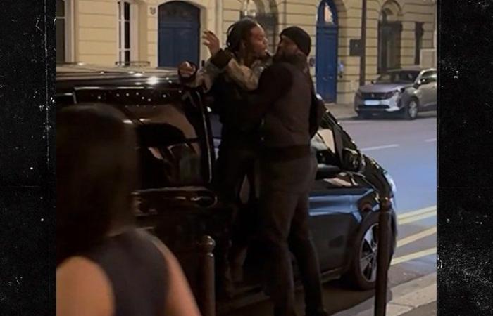 Offset und sein Gefolge prügeln sich mit rivalisierender Rap-Crew in Paris in Wild Video