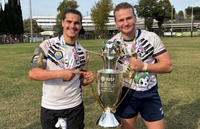 Rugby 7s – interuniversitäre Weltmeisterschaft: die Marseille Zebras in Gold