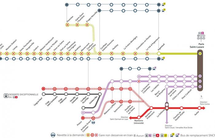 Transilien-Linie J | Arbeitsschwerpunkt vom 18. bis 29. November 2024