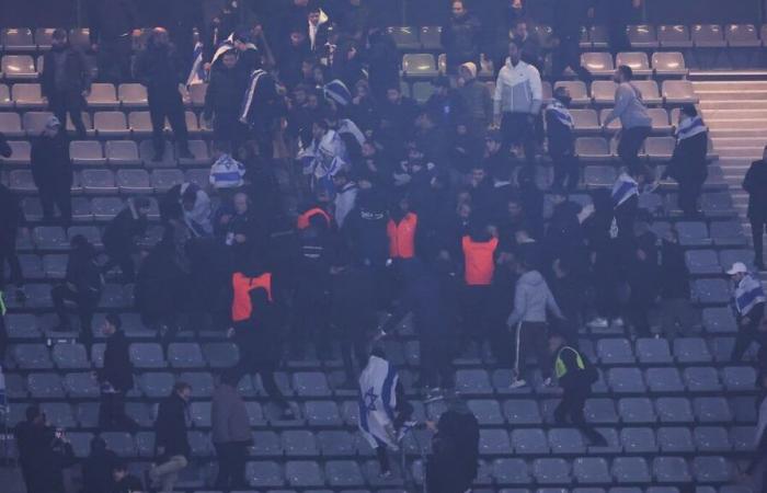 Frankreich-Israel: ein kurzer Vorfall auf der Tribüne