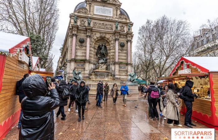 Der Made in France Weihnachtsmarkt von Saint-Michel in Paris 2024