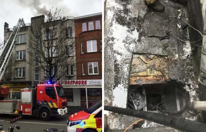 Flammen breiten sich durch die Haube aus: ein zerstörtes Restaurant in Anderlecht