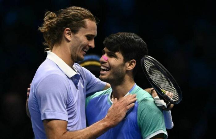 ATP-Finale. Alexander Zverev eliminiert Carlos Alcaraz und erreicht die Final Four