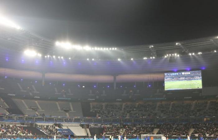 Frankreich-Israel: Die Blues erzielten im Stade de France den schlechtesten Zuschauerzuspruch ihrer Geschichte