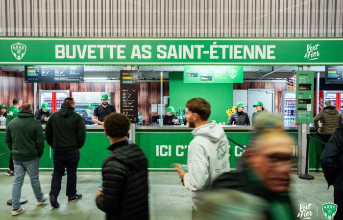 AS Saint-Étienne bestätigt seinen Silber-Rang für sein Catering-Angebot