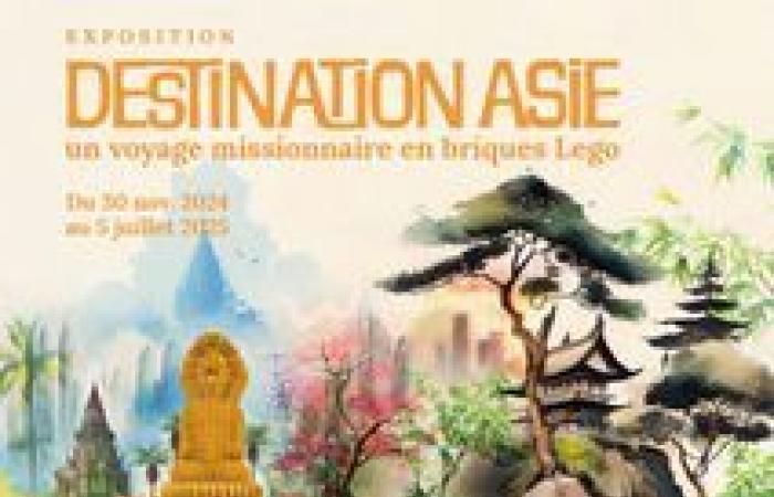 Destination Asia, eine Missionsreise aus LEGO Steinen – M128 – Missions Etrangères de Paris – Paris, 75007