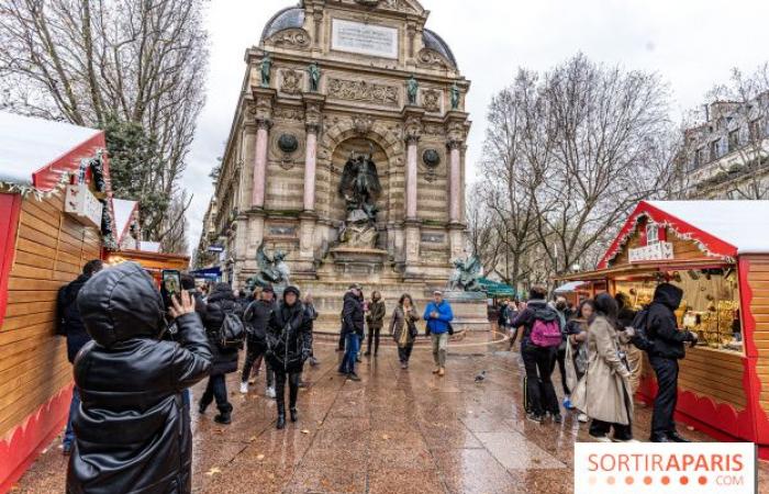 Der Made in France Weihnachtsmarkt von Saint-Michel in Paris 2024