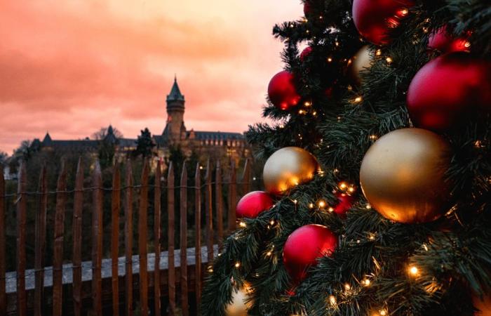 Christmas hält sich für mehr als einen Monat in der Stadt Luxemburg auf