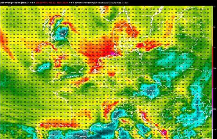 Wetterumschwung in Frankreich ab 18. November