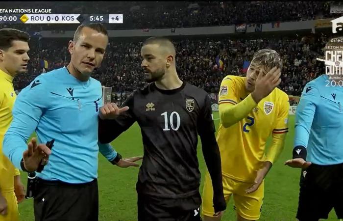 Darauf haben sie gewartet! Kosovarische Spieler verließen in der letzten Minute der Verlängerung das Feld, nachdem rumänische Fans nach Zweikämpfen „Serbien“ gerufen hatten