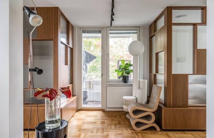 Eine renovierte 87 m² große Wohnung im Mid-Century-Stil