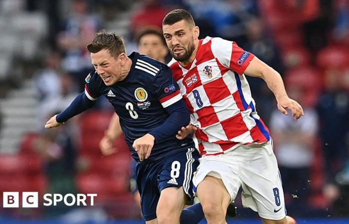 Schottland gegen Kroatien: Mateo Kovacic im Hampden Park