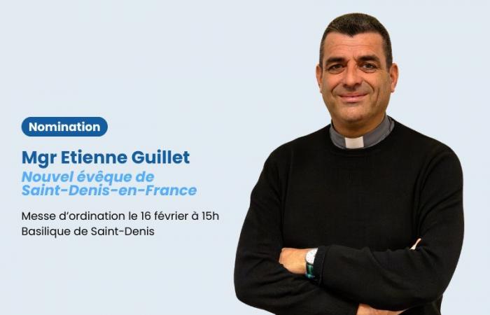 Pater Etienne Guillet wird zum Bischof der Diözese Saint-Denis-en-France ernannt