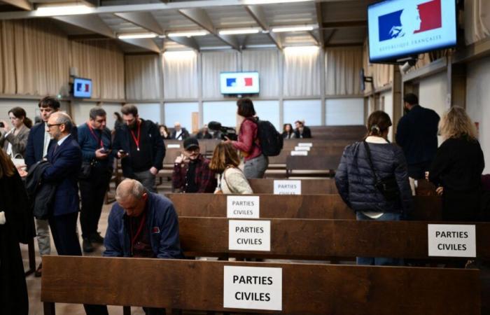 Beim Prozess in der Rue d’Aubagne malen Familien Porträts der Opfer des Gebäudeeinsturzes