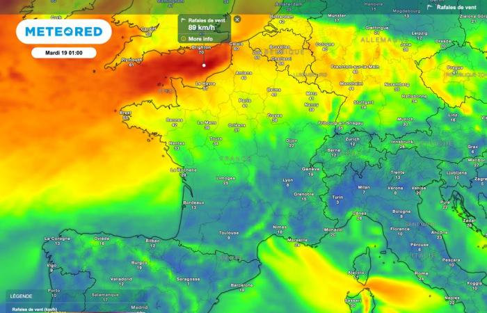 Der Sturm ist in Frankreich bestätigt! Informieren Sie sich über die Wettervorhersage und ob Sie betroffen sind