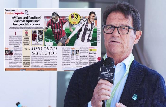 Capello gibt zu, dass Fonseca ein Spiel im „Bernabeu-Stil“ von Milan gegen Juventus fordern muss: „Schien zu blühen“