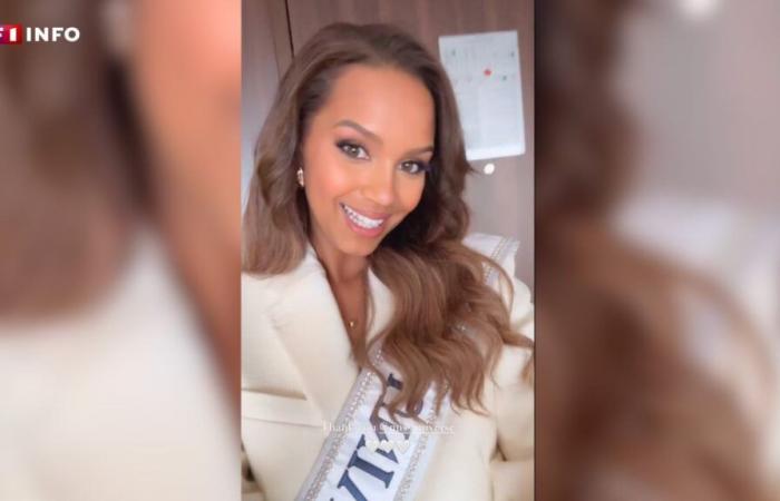 Miss Universe: Indira Ampiot erhielt großen Applaus, nachdem sie nur knapp einem Sturz auf der Bühne entgangen war