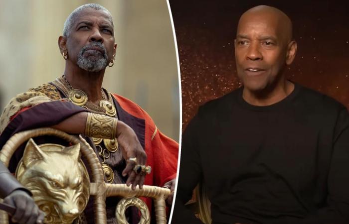 Denzel Washingtons schwule Kussszene in der Fassung von „Gladiator II“.