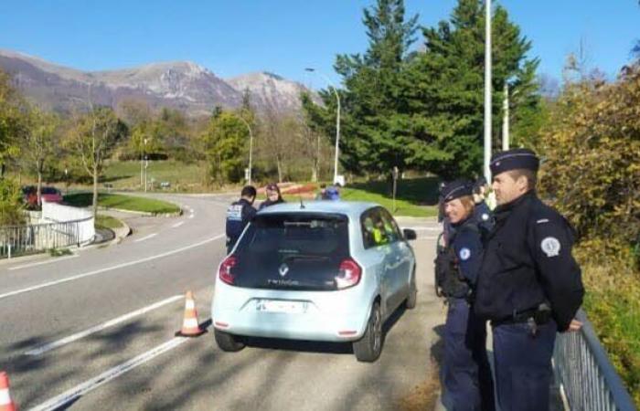 Hautes-Alpes. Winterausrüstung: Gapença ist größtenteils ausgestattet