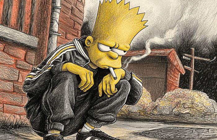 12 trashigere Versionen von Bart und Homer