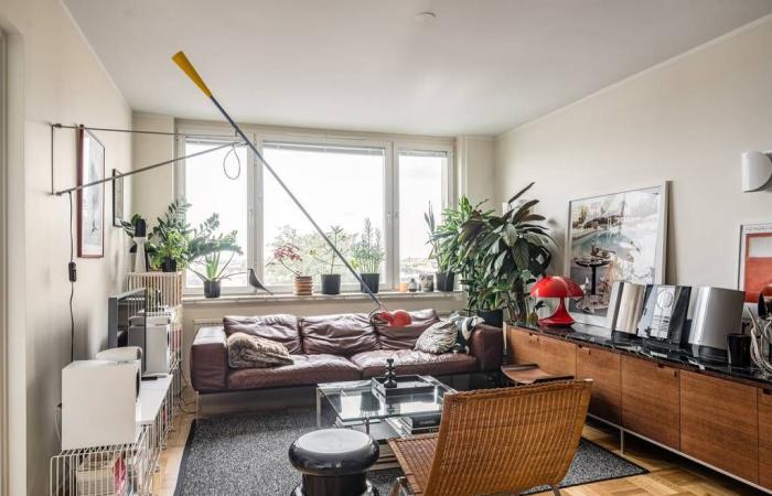 Eine renovierte 87 m² große Wohnung im Mid-Century-Stil