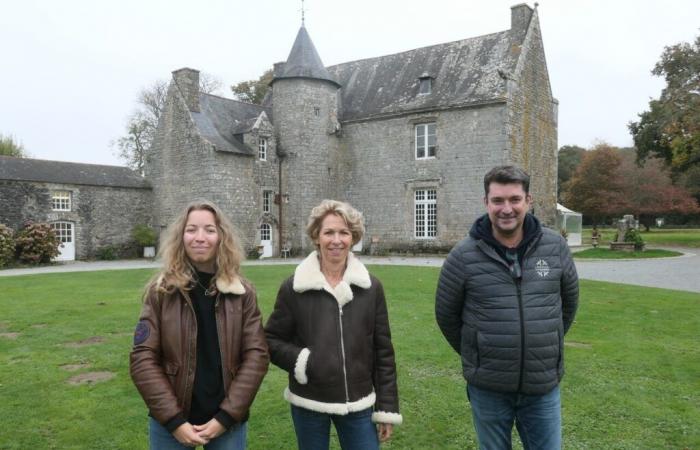 ein Weihnachtsmarkt im Château de Villeneuve