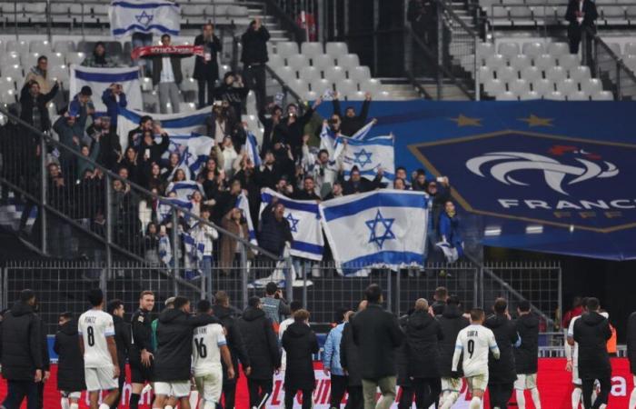 Handgemenge auf der Tribüne, gepfiffene Hymne: Das Treffen zwischen Frankreich und Israel wird unterbrochen