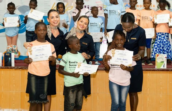 Liberia: Brussels Airlines startet in Zusammenarbeit mit der Rosetta Steps Education Foundation das Alphabetisierungsprogramm „Read to Succeed“ in Liberia