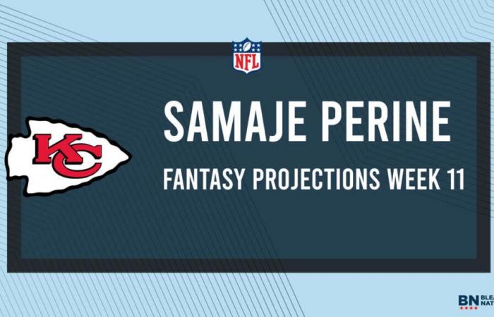 Samaje Perine Fantasy Woche 11: Prognosen vs. Rechnungen, Punkte und Statistiken, Start oder Sitz