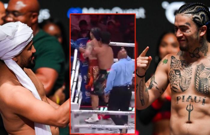 Social-Media-Star Whindersson Nunes wurde von Neeraj Goyat im bizarren Undercard-Moment zwischen Jake Paul und Mike Tyson „verletzt“.