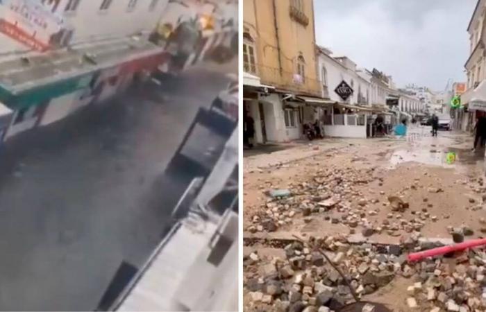 Fünfminütiger Regen überschwemmt die Straßen der Algarve, während die Sturzfluten weiter anhalten …