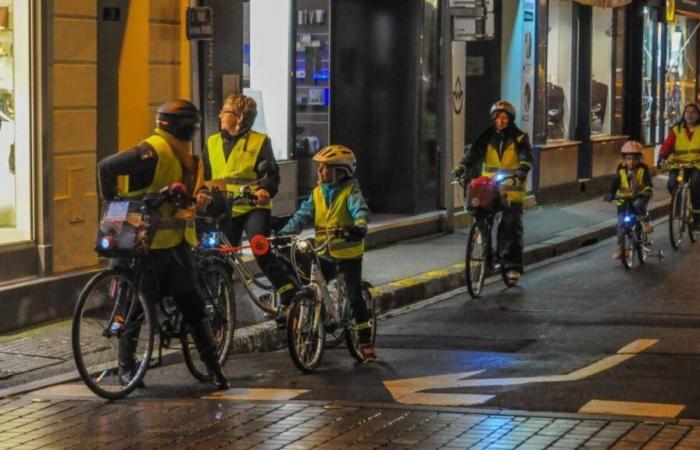 „Radfahrer, strahlt“ in der Vendée, um „besser zu sehen und gesehen zu werden“