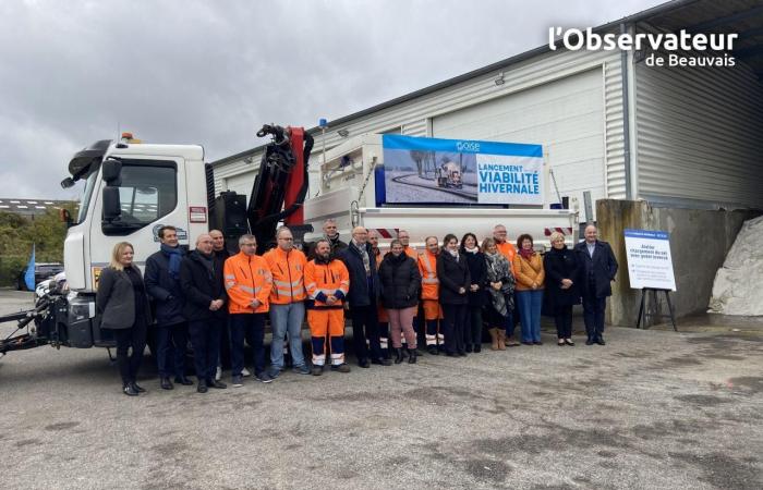 In Oise sind bis zum 17. März 2025 100 Beamte sieben Tage die Woche im Einsatz und überwachen im Winter 4.056 km Straße