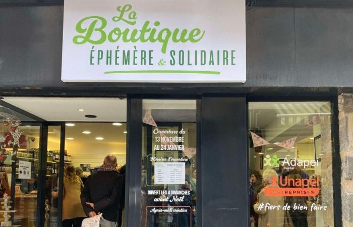 ADAPEI du Cantal eröffnet die Ephemeral and Solidarity Boutique in Aurillac: eine Premiere in Frankreich