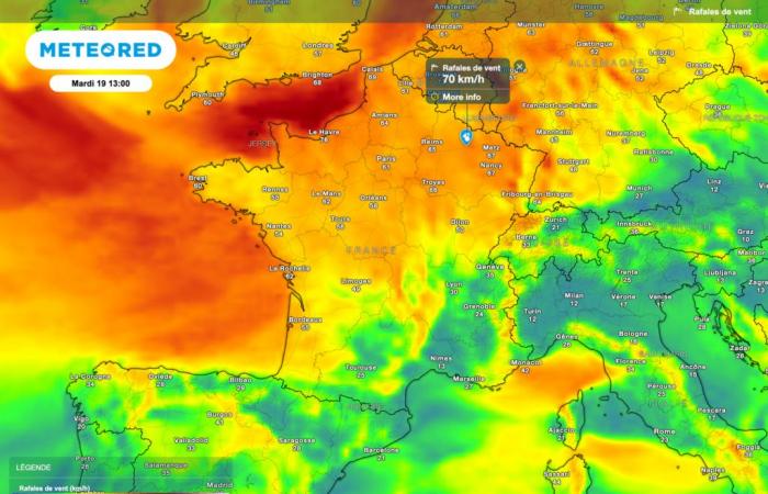 Der Sturm ist in Frankreich bestätigt! Informieren Sie sich über die Wettervorhersage und ob Sie betroffen sind