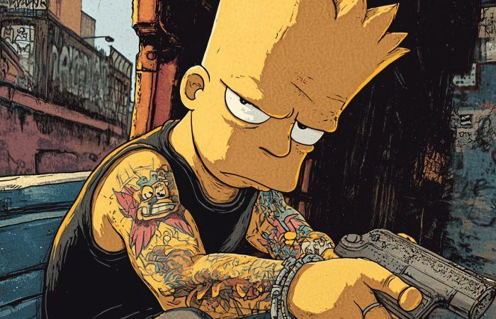 12 trashigere Versionen von Bart und Homer