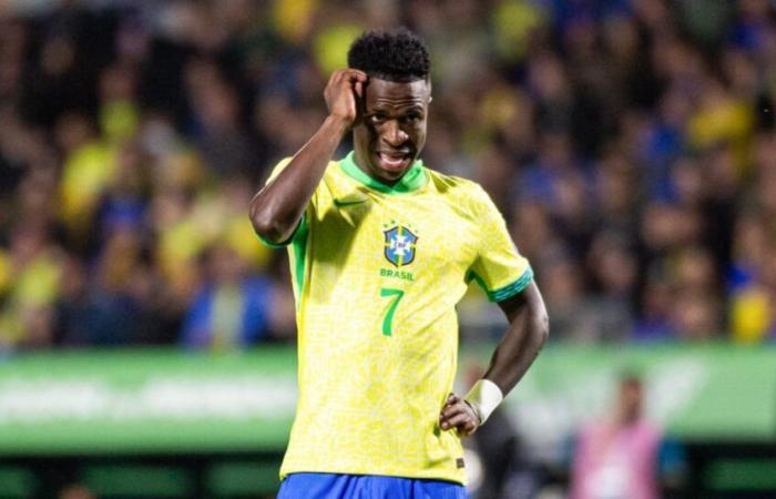 Vinicius‘ schrecklicher Ausrutscher gegen einen Schiedsrichter mit Brasilien