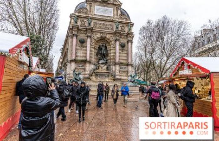 Der Made in France Weihnachtsmarkt von Saint-Michel in Paris 2024