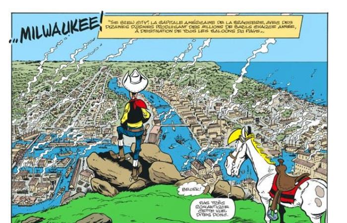 Lucky Luke steht vor dem Hopfenstreik, alles ist gut