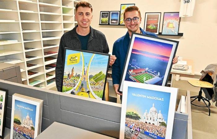 In Brest erhielt „L’Afficheur Français“ die offizielle Lizenz für Tour de France-Plakate