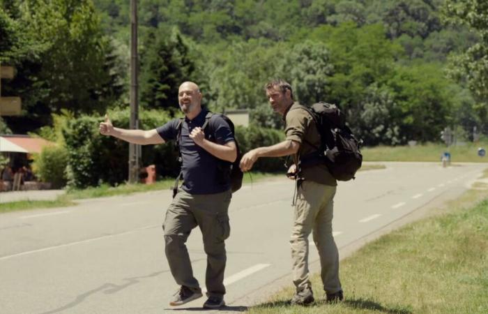 Mit 25 Kilo Steinen auf dem Rücken reisen sie für eine neue TV-Show durch die Haute-Garonne