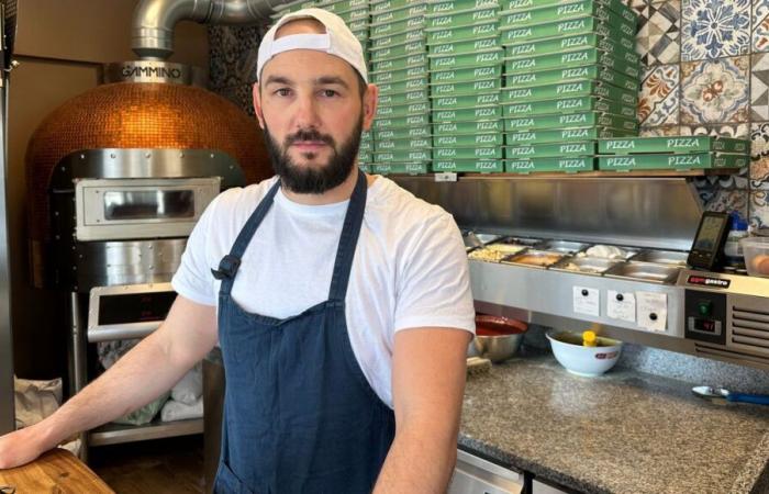 Der Gastronom in Le Havre, Jimmy Pestel, hat gerade den Weltpokal für die beste Pizza gewonnen