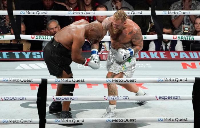 Boxlegende Mike Tyson wurde in Arlington von YouTuber Jake Paul geschlagen