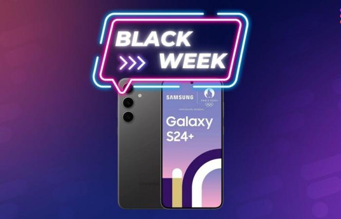 Das hervorragende Galaxy S24+, ein High-End-Modell von Samsung, profitiert am Black Friday von einem Rabatt von 320 €