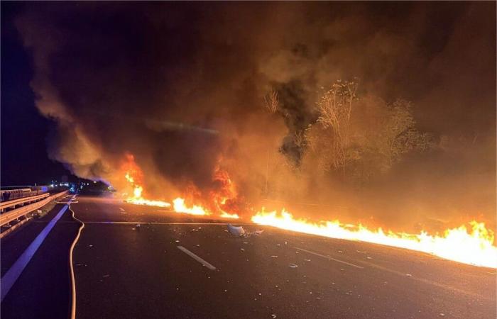 Beeindruckender Brand und Autobahn A1 in Oise gesperrt: Was ist passiert?