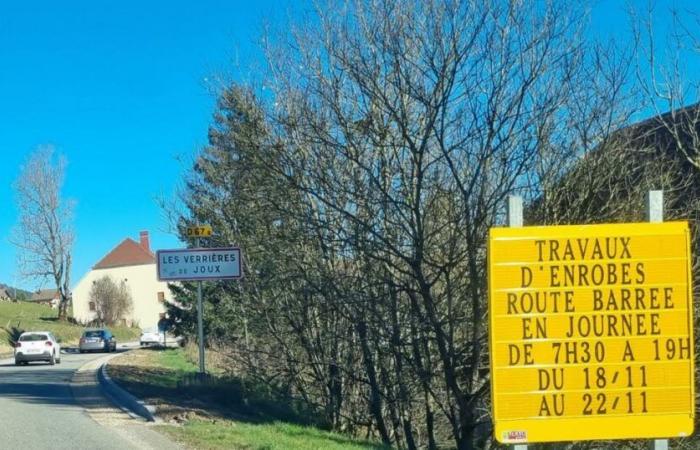 Verrières-de-Joux. Die Durchquerung des Dorfes ist ab Montag, 18. November, nicht mehr möglich