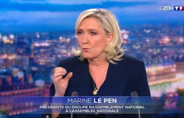 „Gefordert wird mein politischer Tod“, prangert Marine Le Pen auf TF1 an