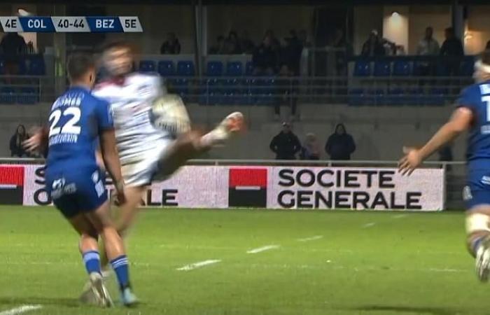 PRO D2. Der geniale Gabin Lorre beweist einmal mehr, dass er einen unglaublichen Rugby-IQ hat!