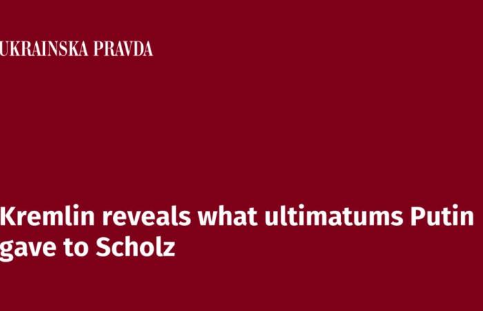 Der Kreml verrät, welche Ultimaten Putin Scholz gestellt hat