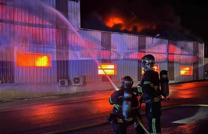 Brand in einem Lagerhaus in Puget-Théniers unter Kontrolle gebracht: schnelles Eingreifen der Feuerwehrleute